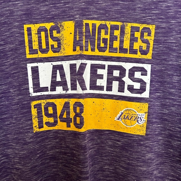Ladies Lakers Burnout Shirt - Picture 3 of 5